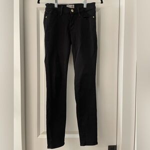 Frame Black Skinny Jeans